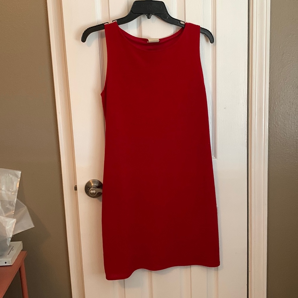 Sparkling pullover red dress with a little sparkle! Size s/m